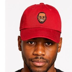 Lebron James hat cap red embroidered #23 adjustable NBA 9Twenty